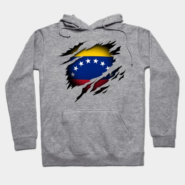 Venezuela in the Heart Hoodie by HappyGiftArt